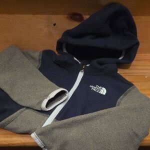 The North Face Kids' Black and Gray Puffer Jacket